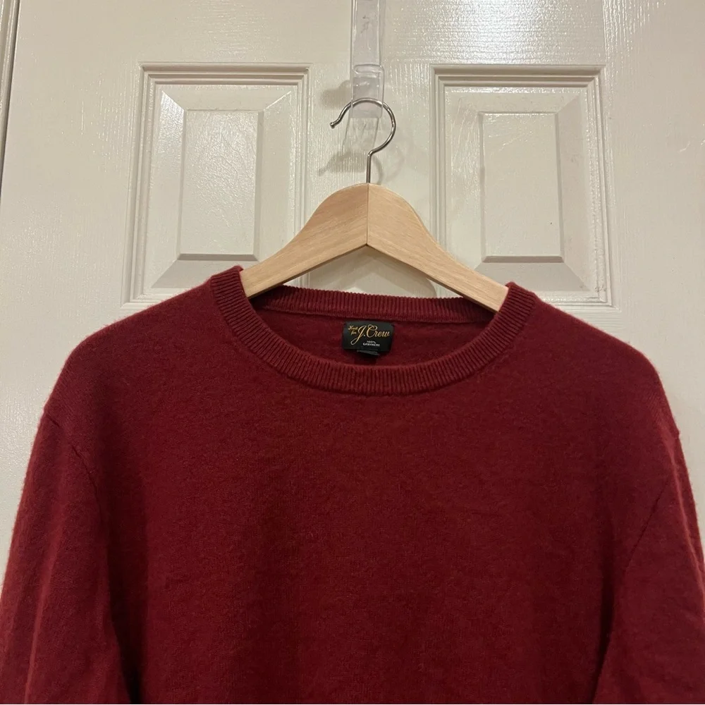 J. CREW J Crew 100% Cashmere Sweater Red Men’s XXL